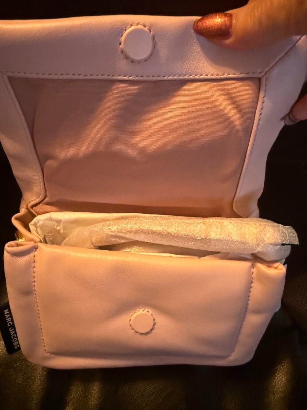Marc Jacobs Pillow Bag Peach Whip Color NWT - Picture 3 of 4